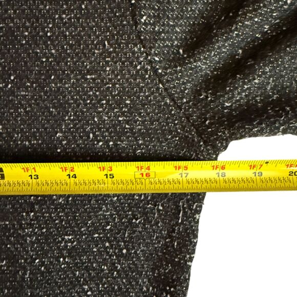 CAbi Gray Coco Boucle Short Sleeve Sweater Top Size M - Picture 8 of 9